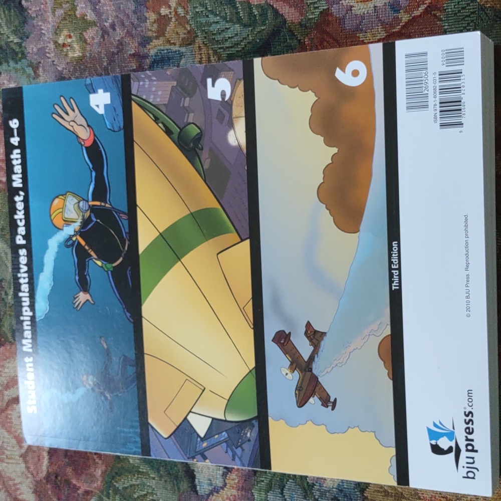 BJU Student Manipulatives Packet, Math 4-6